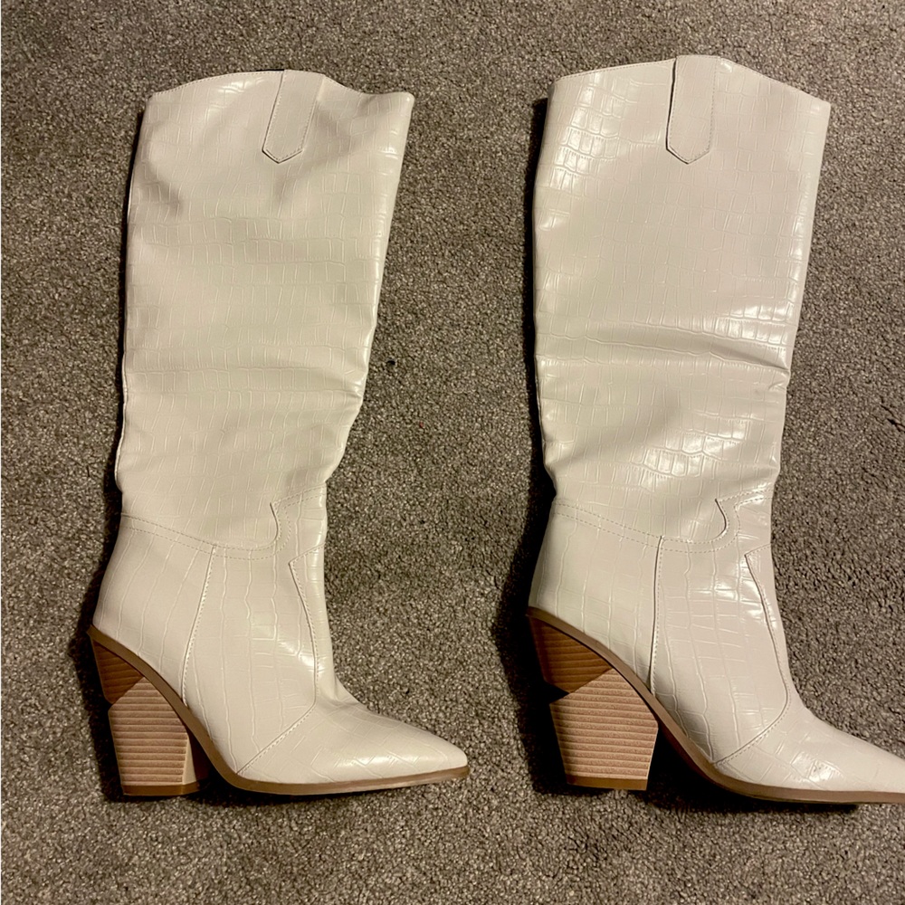 White boots
